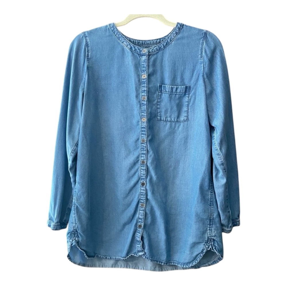 J. Jill Women’s Denim Chambray Top - Size Small